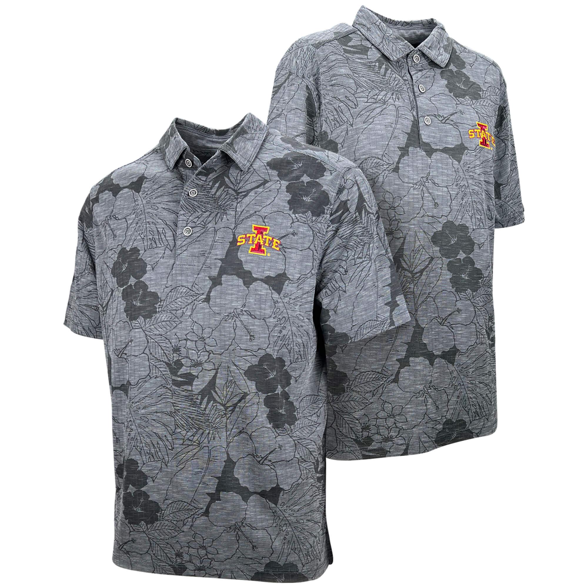 Tommy Bahama® I-State Black Short Sleeve Polo